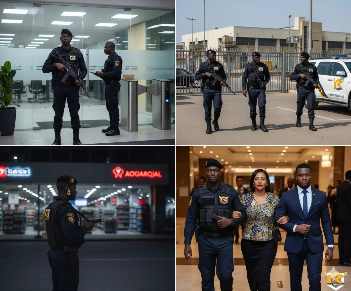 Profissional de segurança da Real Segurança